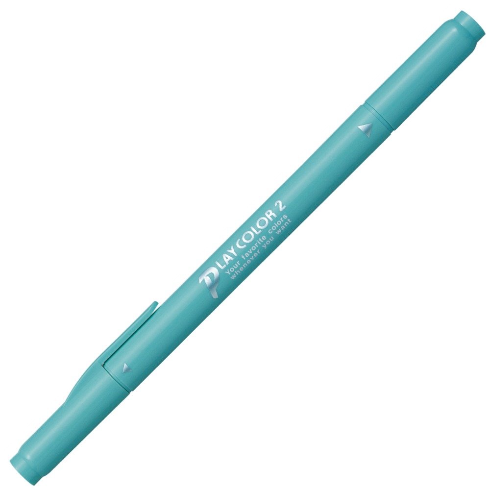 Amazon.co.jp: トンボ鉛筆 水性ペン プレイカラー2 WS-TP74 アクア